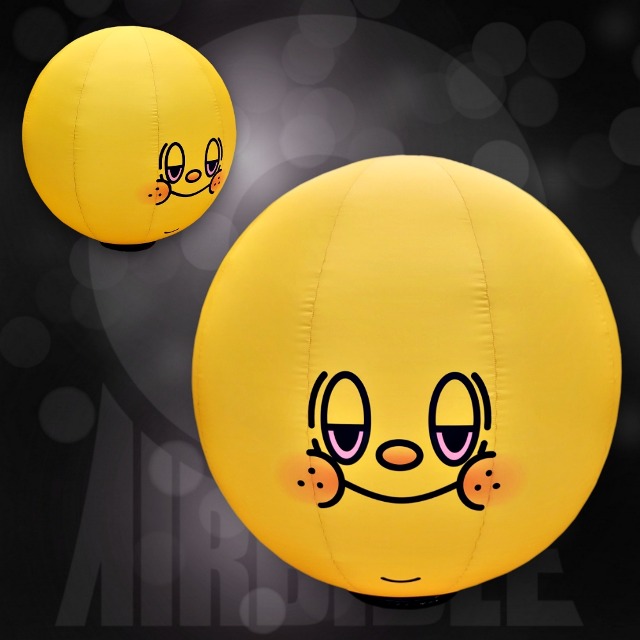 1미터 노란얼굴 (2) 표정 캐릭터 조형물