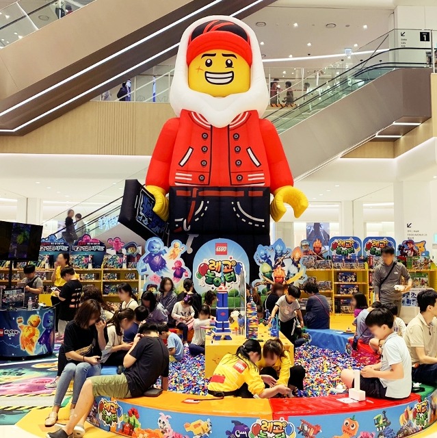 7미터 레고 장난감 어린이 캐릭터 조형물